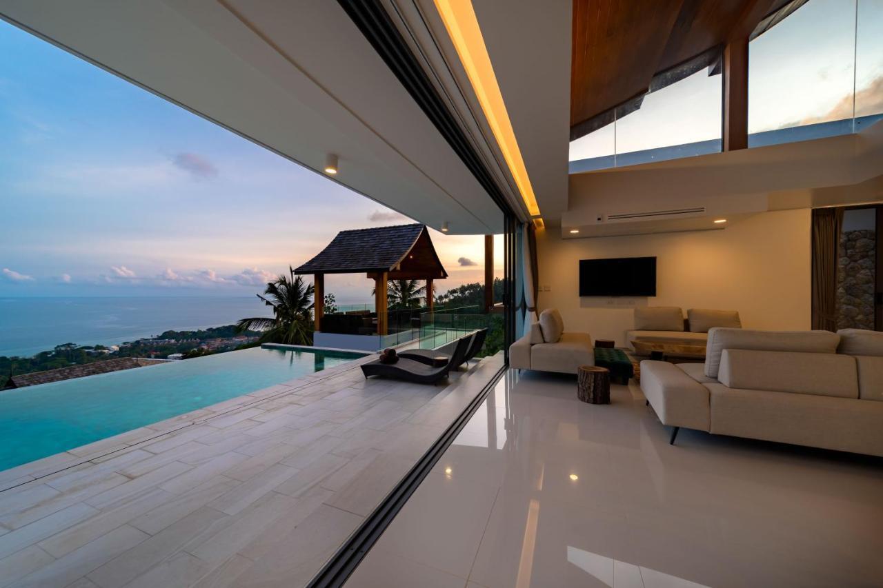 Samui Relax Airfreshing Privacy Modern Luxury Seaview Natural Rainforest Infinity Pool Villa With 3 Beds Suits With Housekeeper Koh Samui Buitenkant foto